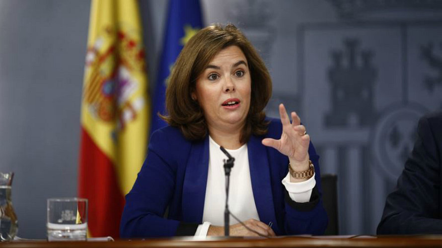 La vicepresidenta del Gobierno, Soraya Sáenz de Santamaría. /EP