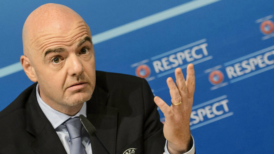 GIanni Infantino es el secretario general de la Uefa. EFE.
