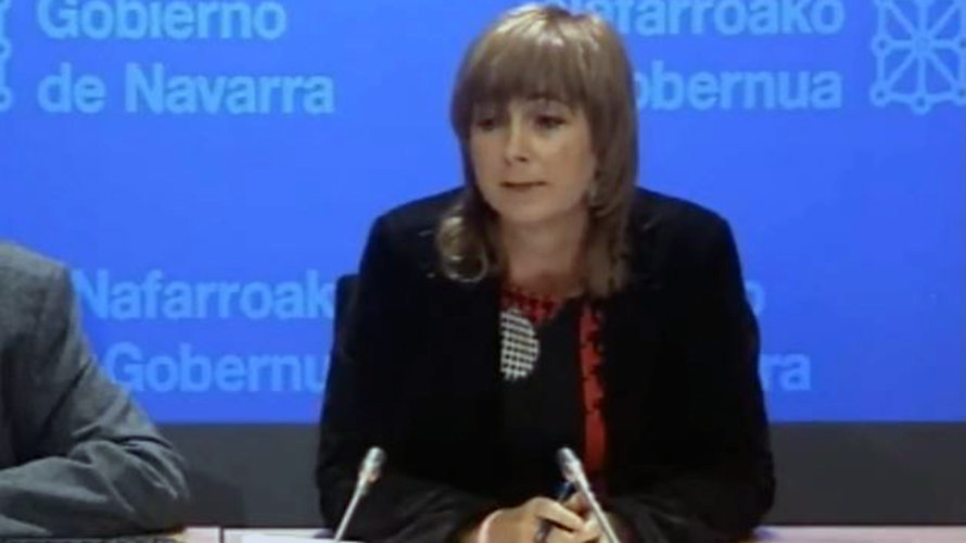 Ana Ollo, portavoz del Gobierno