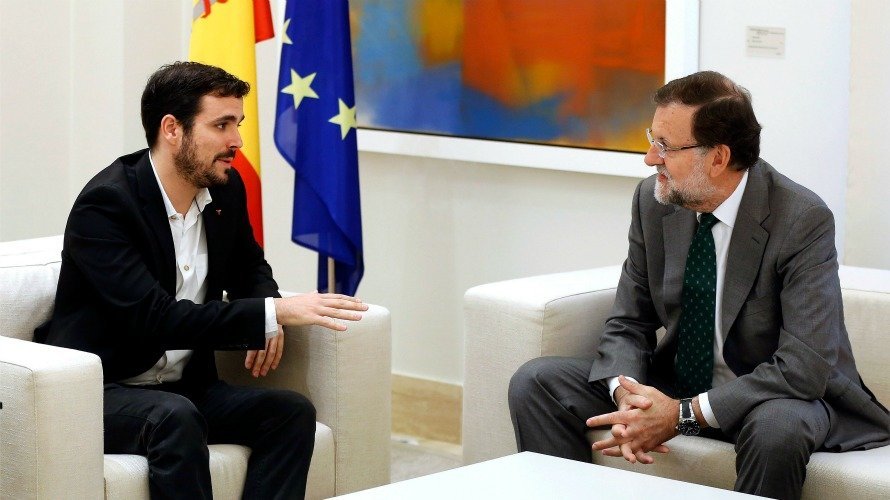Rajoy se reúne con Garzón. EFE.