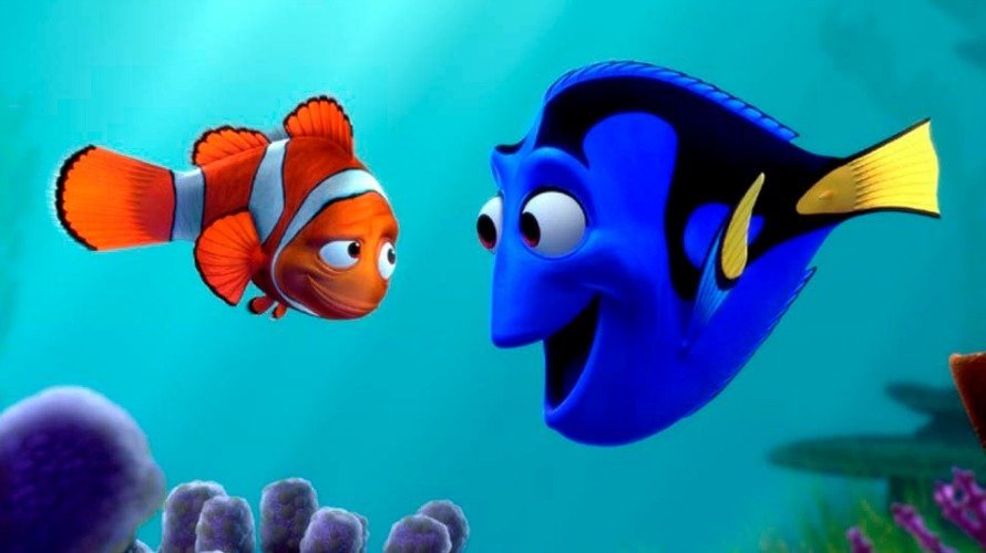 Fotograma de la película Buscando a Nemo.