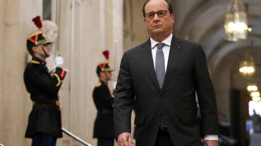 El presidente francés Hollande.