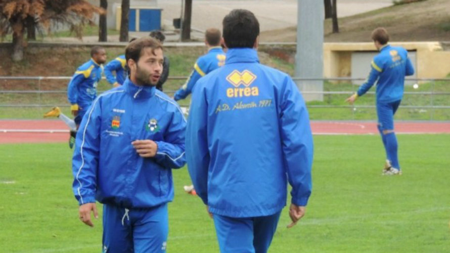 Jugadores del Alcorcón en un entrenamiento. Foto web adalcorcon.com