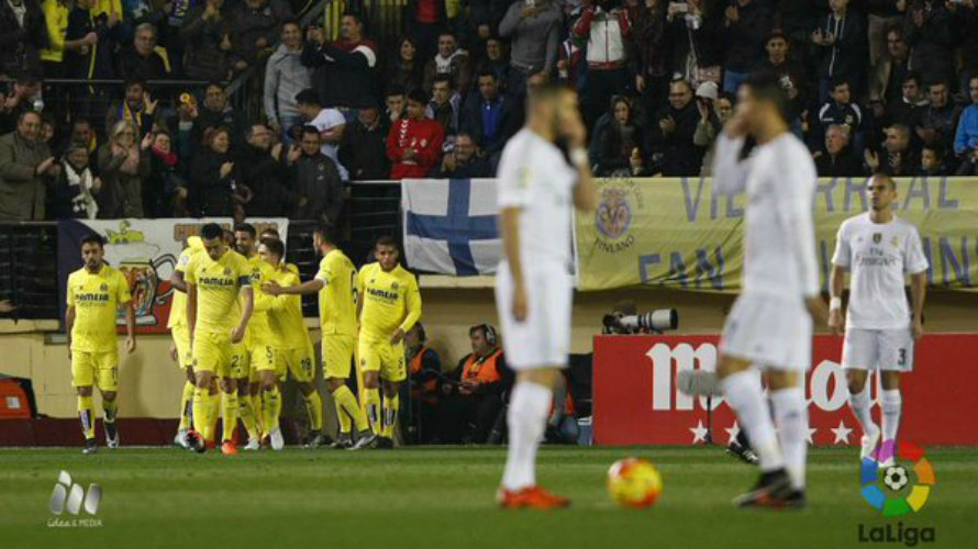 Partido Villarreal - R. Madrid (1-0). Foto LFP.