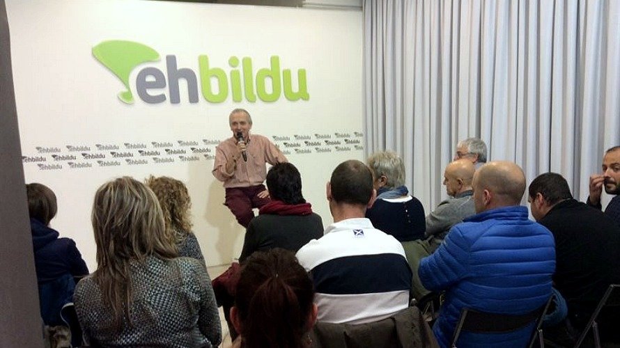 El cabeza de lista de EH Bildu al Congreso, Sabino Cuadra. EP.
