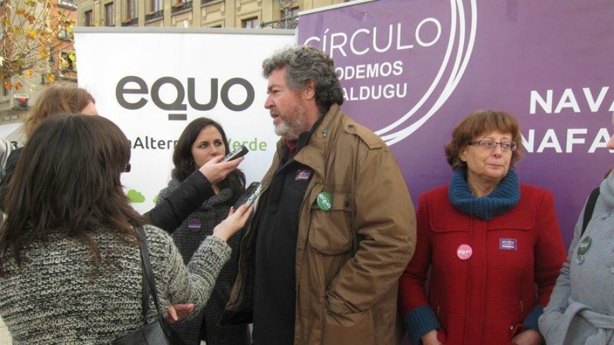 El coportavoz de Equo y candidato de la lista de Podemos por Álava, Juantxo López de Uralde.