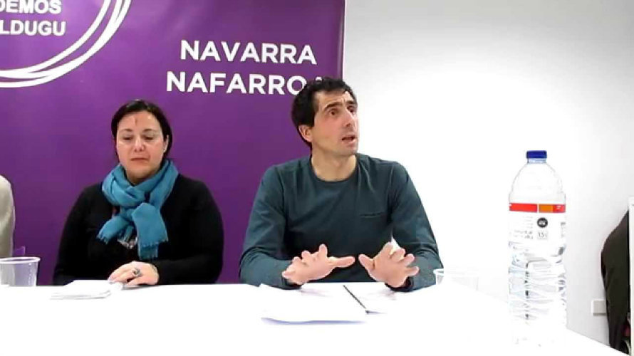 Rubén Velasco, de Podemos Navarra.