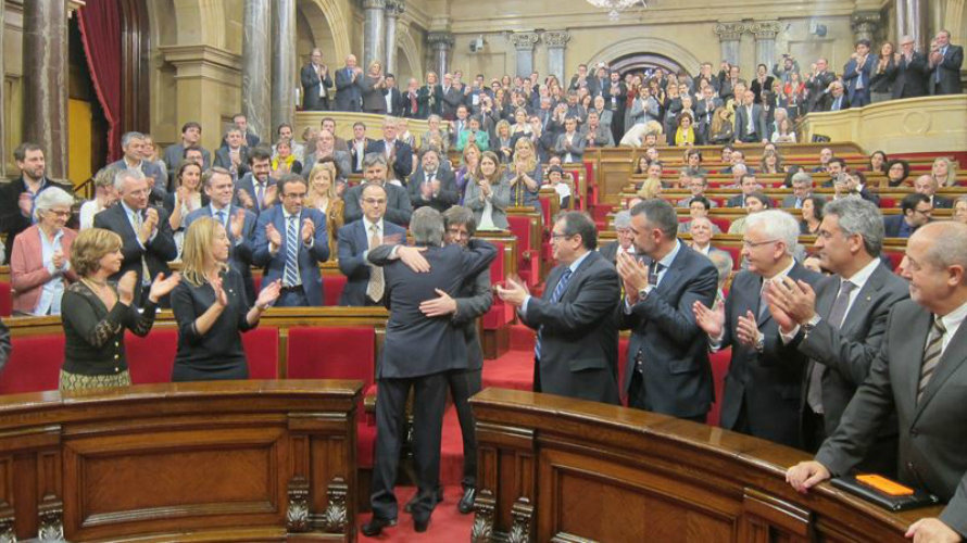 Pleno de investidura de Carles Puigdemont. EP