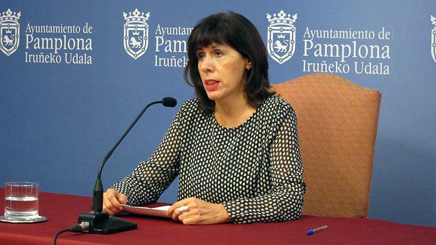 Maite Esporrín, portavoz del PSN en Pamplona