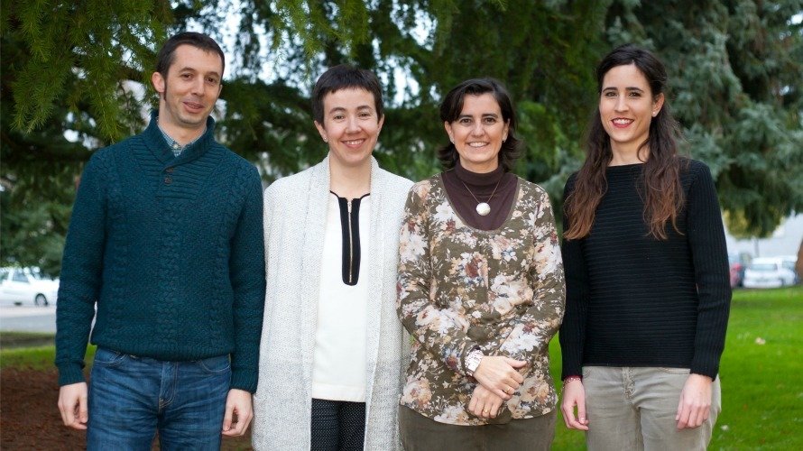 José Miguel Carrasco, María Arantzamendi, Ana Carvajal y Begoña Errasti Ibarrondo, algunos de los miembros del proyecto de investigación en el que se enmarca el artículo.