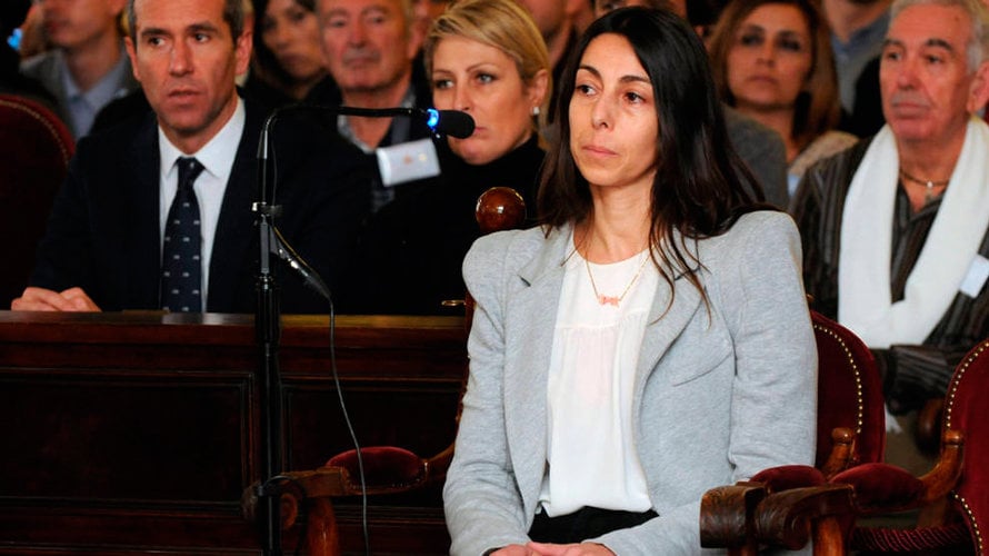 Raquel Gago durante su declaración en el juicio por la muerte de Isabel Carrasco. EFE