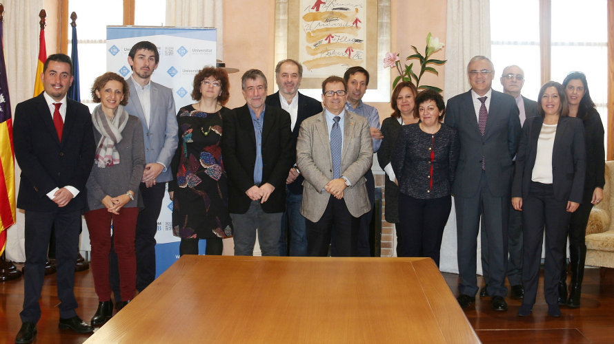 Representantes de las distintas universidades que participaron en el encuentro celebrado en Palma de Mallorca.