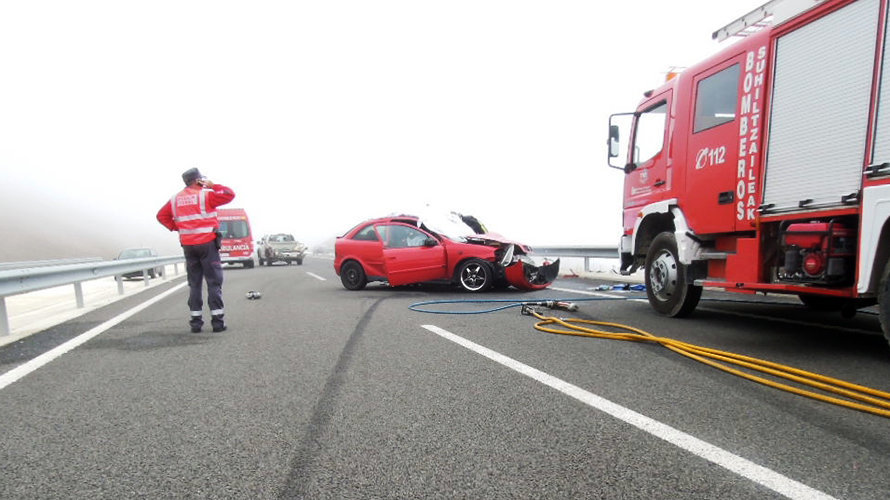 El accidente ocurrió en la autovía del Pirineo A-21 en 2012.