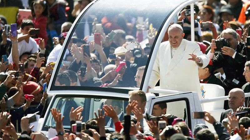 El Papa Francisco, en México. (EP).