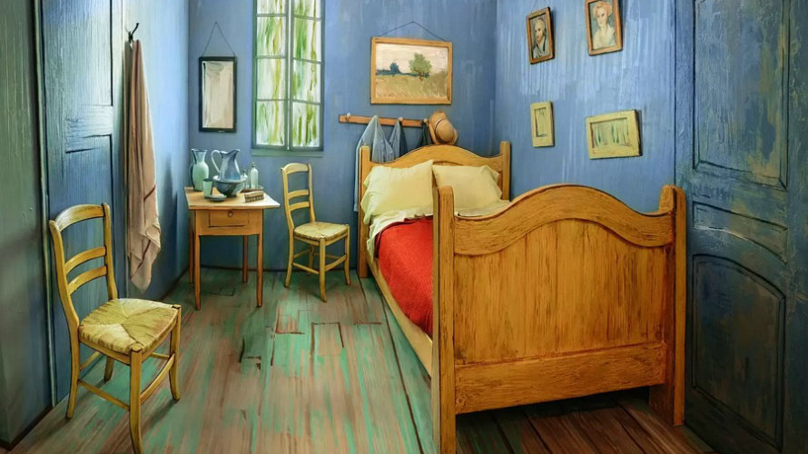 Habitación de Van Gogh, en Chicago.