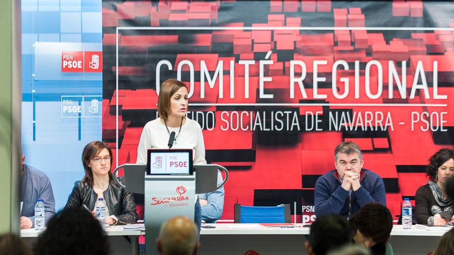 Comité regional del PSN-PSOE en Pamplona. PABLO LASAOSA 3