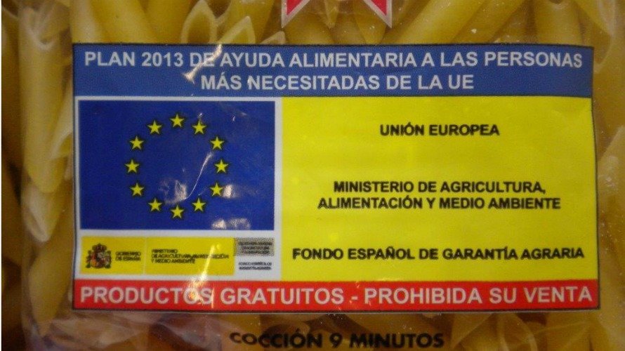 Alimentos incautado spor su venta ilícita en un establecimiento de Pamplona.