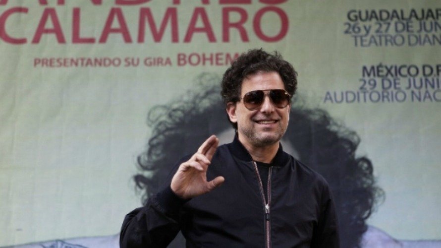 El músico argentino Andrés Calamaro.