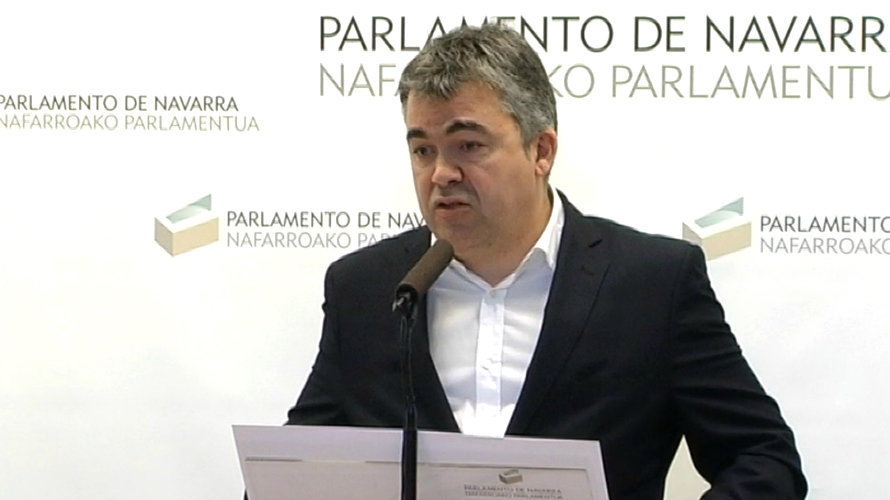 El portavoz adjunto del PSN-PSOE en el Parlamento de Navarra, Santos Cerdán.
