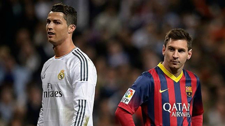 Cristiano Ronaldo y Lionel Messi. EFE