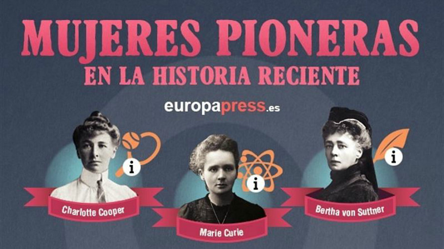 Mujeres pioneras en la historia reciente.
