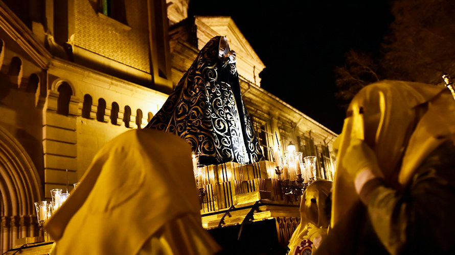 Procesión de la Virgen Dolorosa en Pamplona. PABLO LASAOSA 26