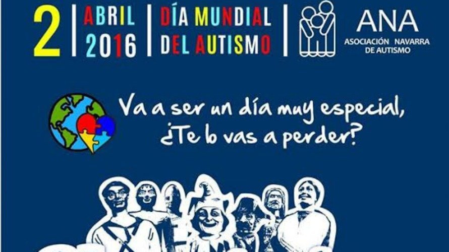 Día del Autismo organizado por la Asociación de Autismo Navarra.