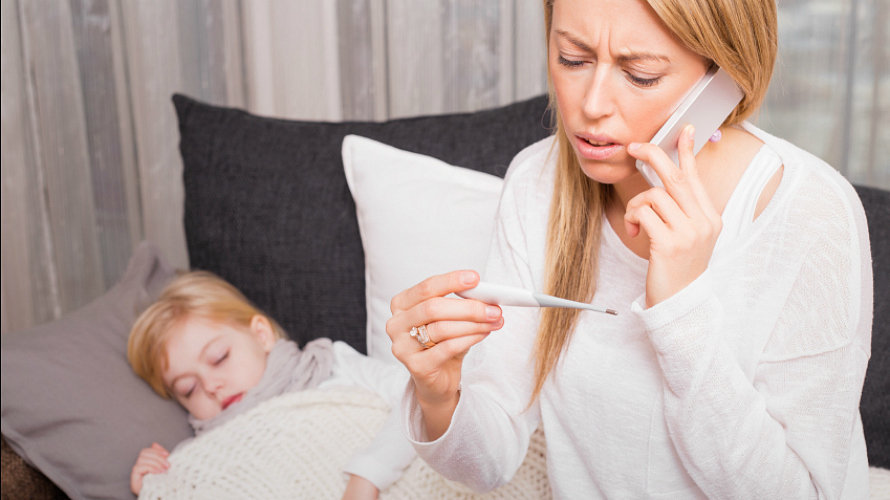 Principales errores de los padres cuando los niños se ponen enfermos. EP