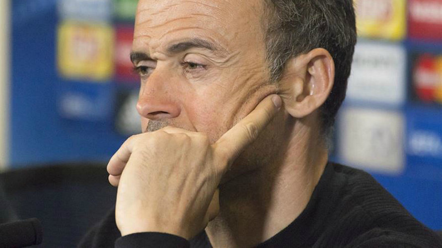 El entrenador del FC Barcelona, Luis Enrique Martínez. EP