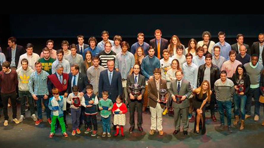 Participantes en la gala del deporte de la Universidad de Navarra. UNAV