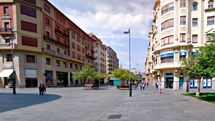 Avenida Carlos III de Pamplona.