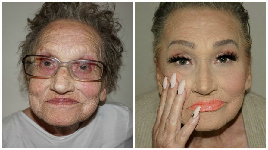&#39;Glam Ma&#39;, la anciana de 80 años que rejuvenece con maquillaje, arrasa en Internet.