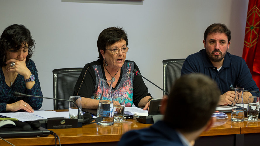 Comparecencia de la Consejera de Interior, María José Beaumont, para que explicar la intervención de la Policía Foral para disolver una concentración pacífica de estudiantes (21)