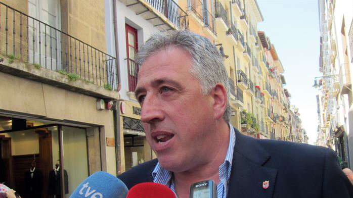 Joseba Asirón, alcalde de Pamplona
