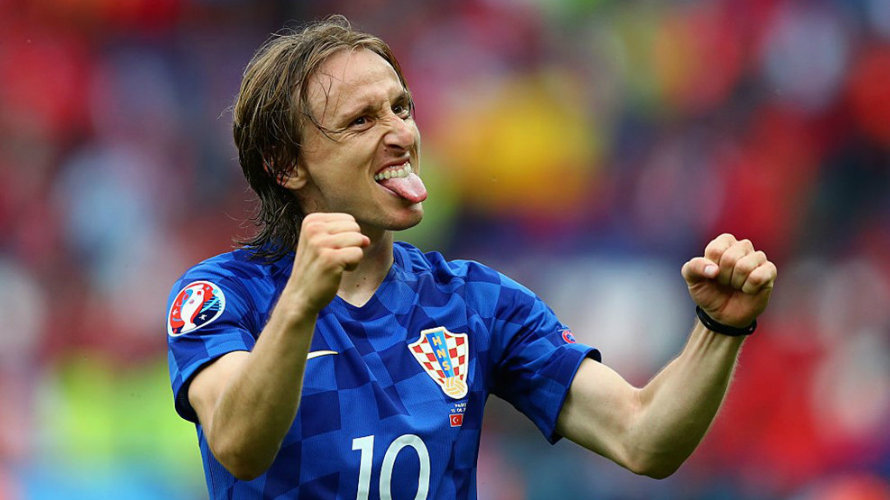 Luka Modric marca ante Turquía. Foto Uefa.com