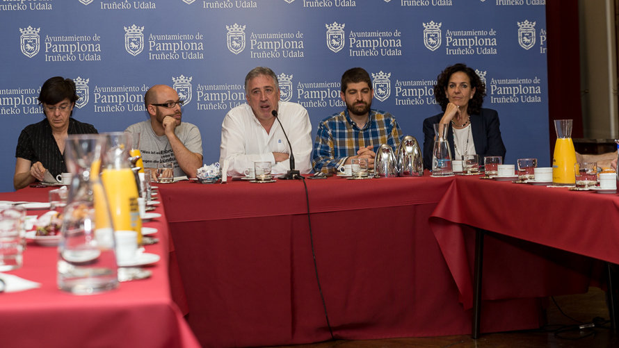 Balance del cuatripartito del Ayuntamiento de Pamplona. Primer año. Bildu, Geroa Bai, Aranzadi e I-E. Asirón. IÑIGO ALZUGARAY (59)