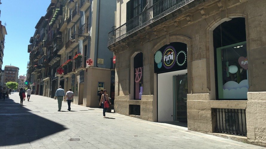 Nueva tienda Fini en el centro de Pamplona.
