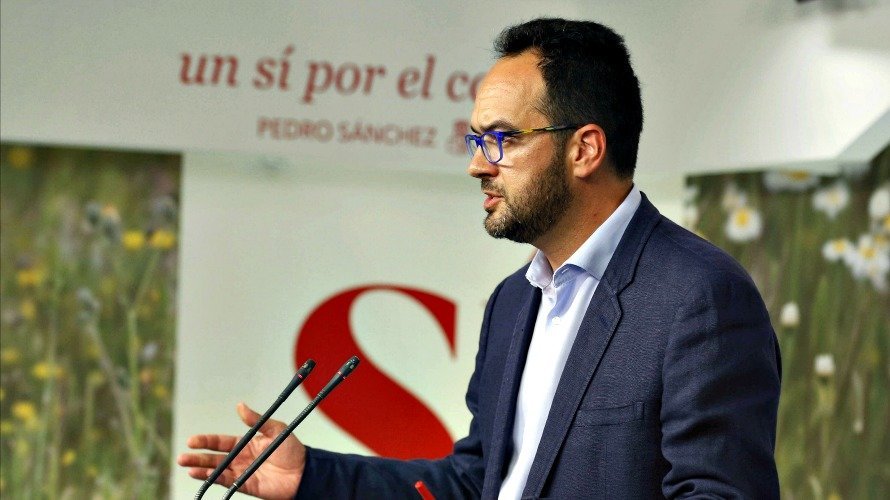El portavoz del comité electoral del PSOE, Antonio Hernando. EFE. PACO CAMPOS.