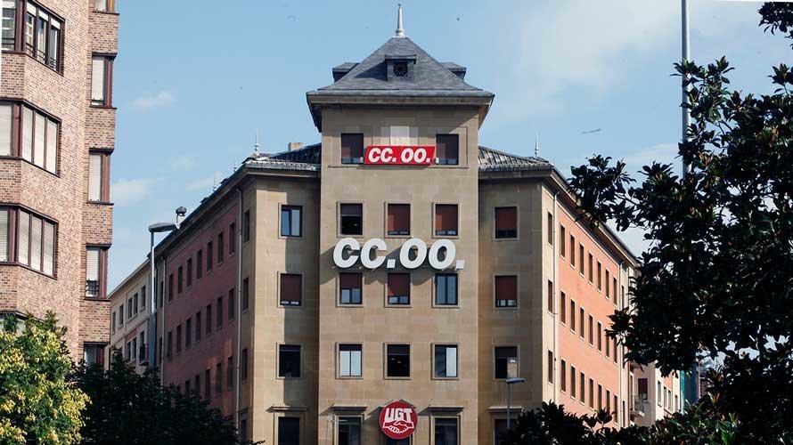 Sede de CCOO en Pamplona.