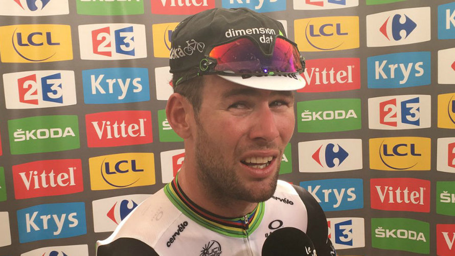 Mark Cavendish suma otra victoria de etapa. Twitter Tour de Francia.