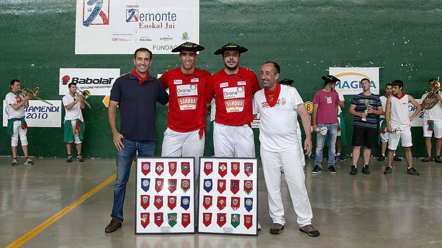 Campeones del torneo San Fermín de remonte.