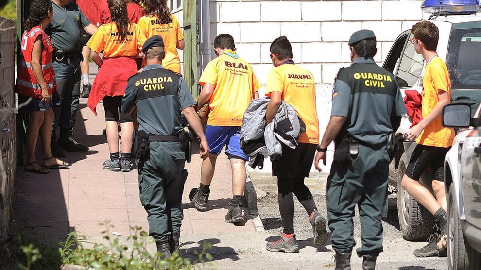 La Guardia Civil de Huesca confirma la muerte de una niña de 15 años en el cañón de Añisclo (Efe).