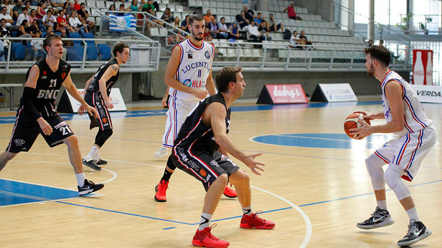 Partido HLA-Lucentum-Basket-Navarra. Foto Basket Navarra.