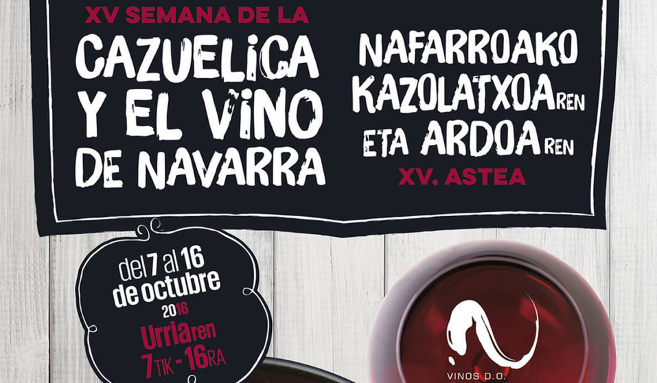 Semana de la cazuelica y el vino de Navarra