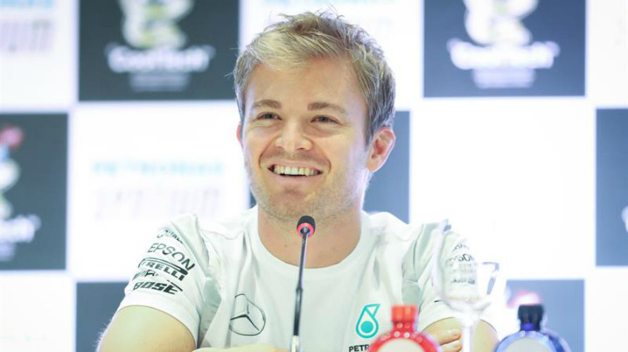 Nico Rosberg en rueda de prensa. Efe.