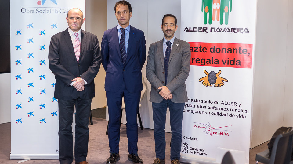 Presentación de la II Gala de las Estrellas de la Asociación para la Lucha Contra Enfermedades Renales (Alcer) en Navarra (3). IÑIGO ALZUGARAY