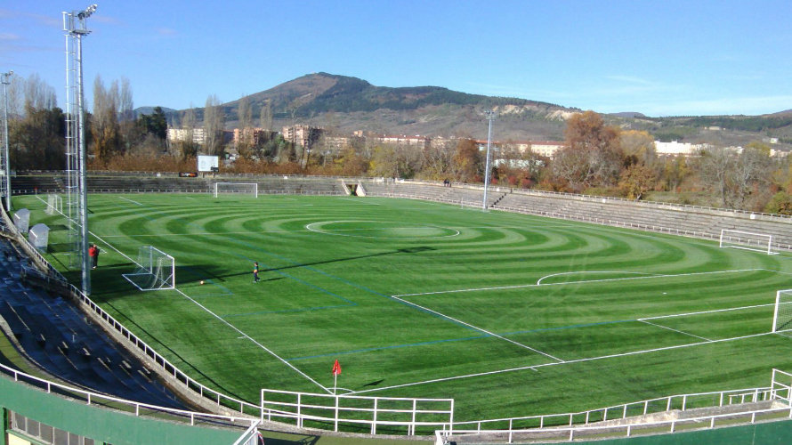 campo de futbol en Amaya.