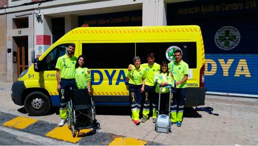 El servicio prestado por DYA Navarra para que las personas con movilidad reducida cenen con sus familiares en Navidad.
