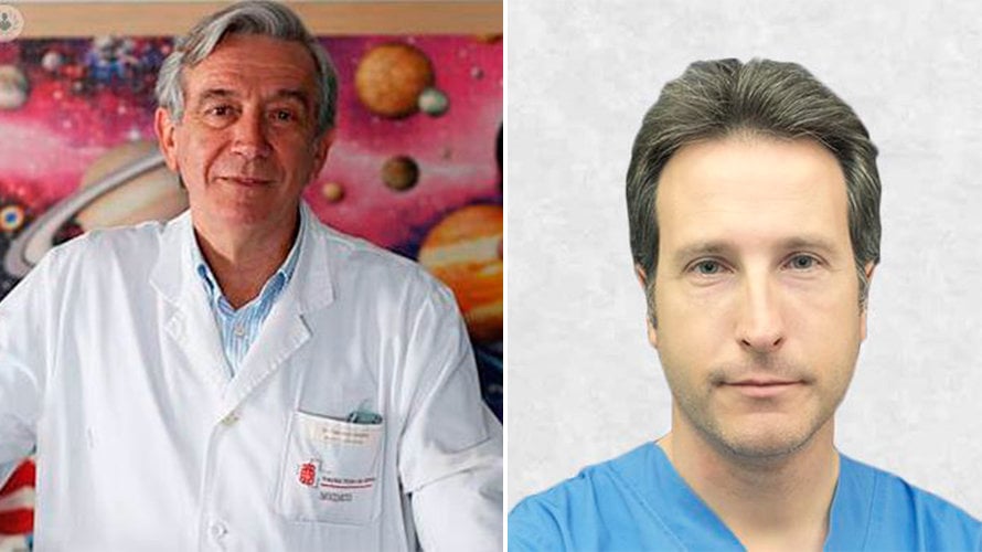 Javier Molina (izda.) y Ricardo Ruiz de Erenchun (drcha.), los médicos navarros que se encuentran entre los 50 profesionales más valorados.