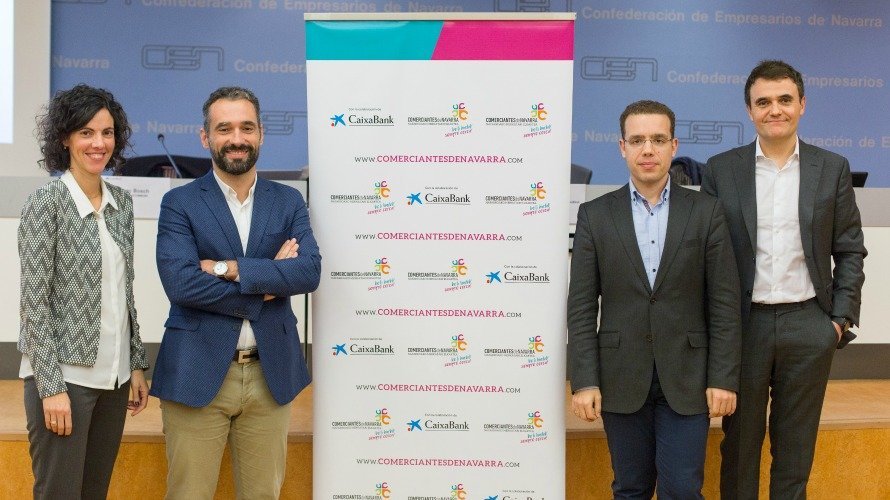 Presentación de Mi comercio online de Caixabank en Pamplona.